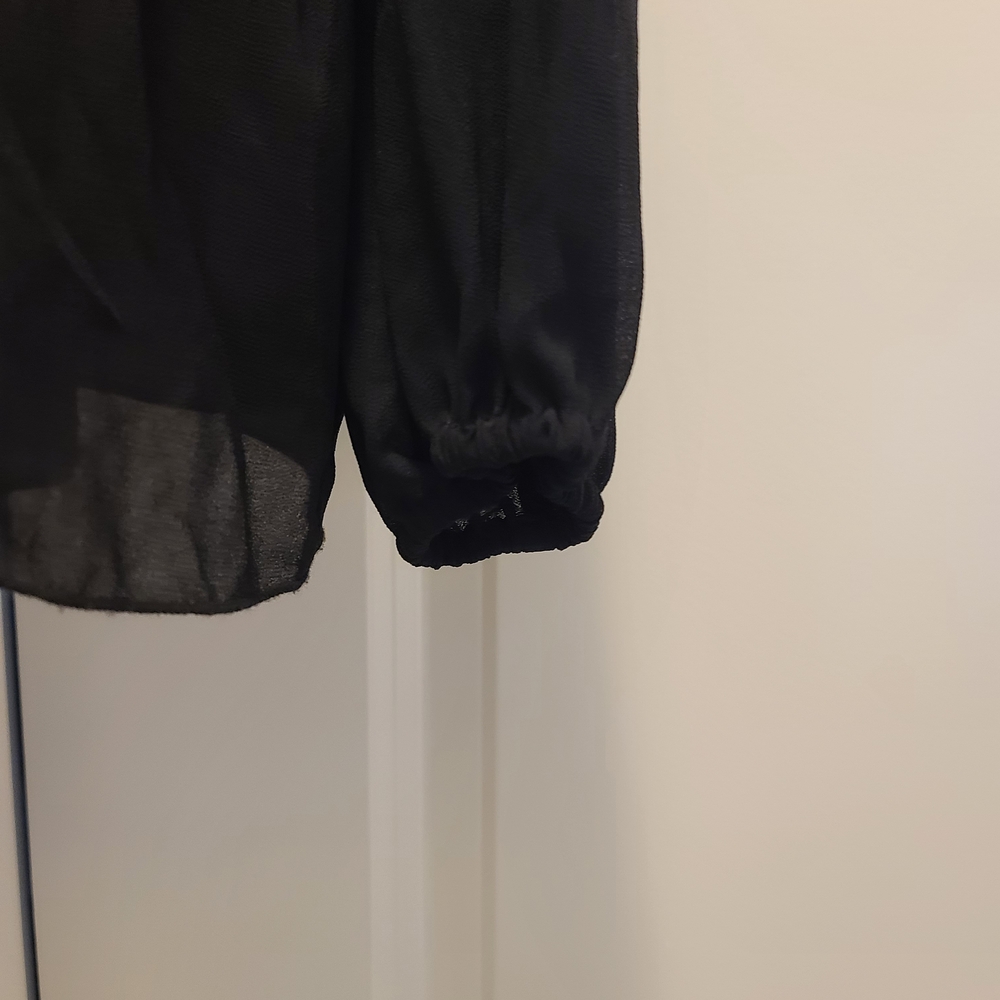 Ricki's Black Pleated Blouse - Picture 5 of 9